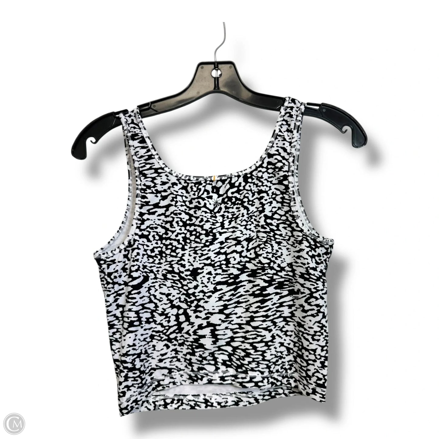 Athletic Tank Top By Athleta In Black & White, Size: S