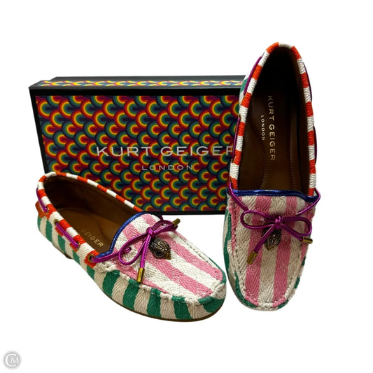 Shoes Designer By Kurt Geiger In Striped Pattern, Size: 7
