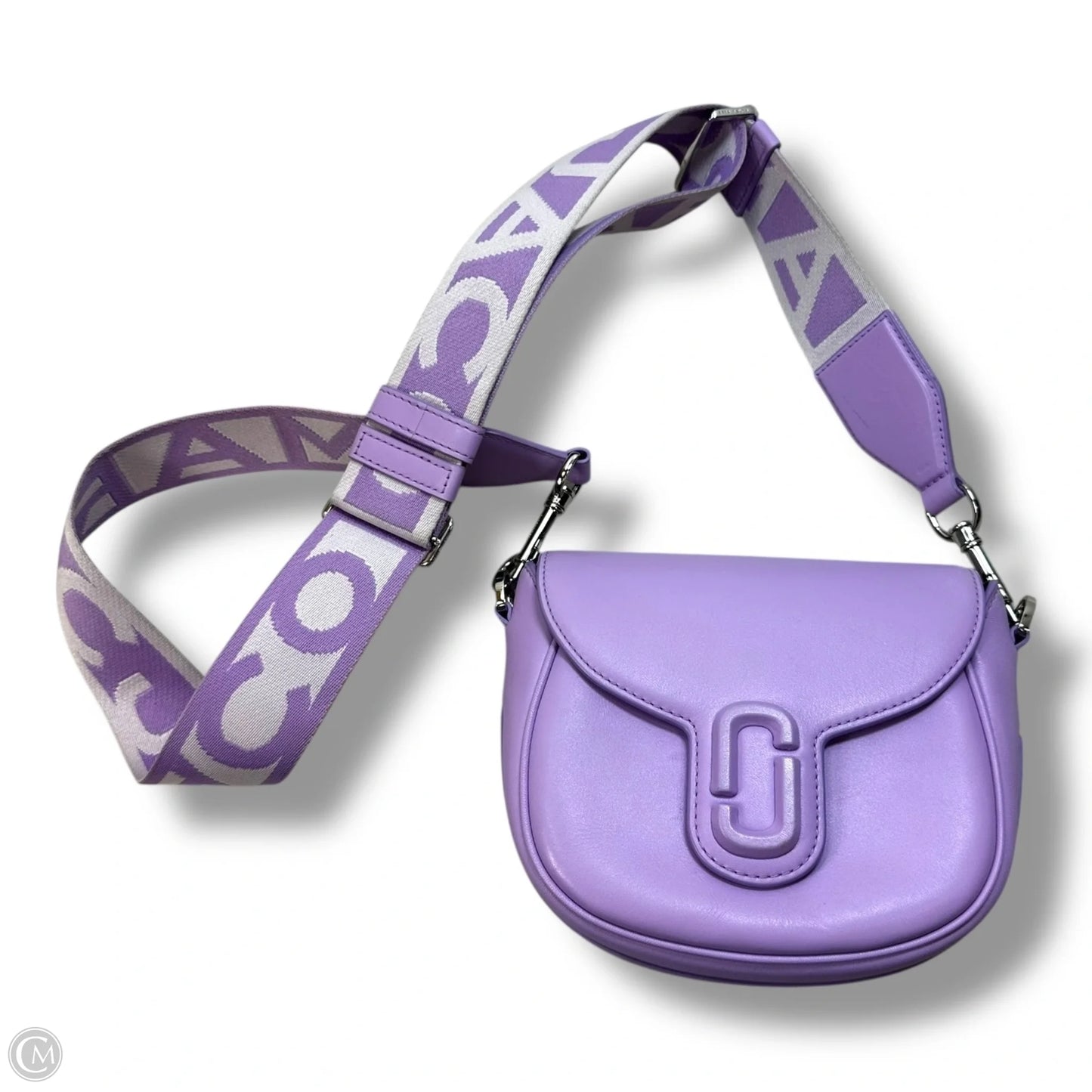 Saddle Bag Crossbody Luxury Designer By Marc Jacobs, Size: Small