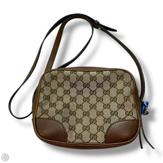Crossbody Luxury Designer By Gucci, Size: Medium