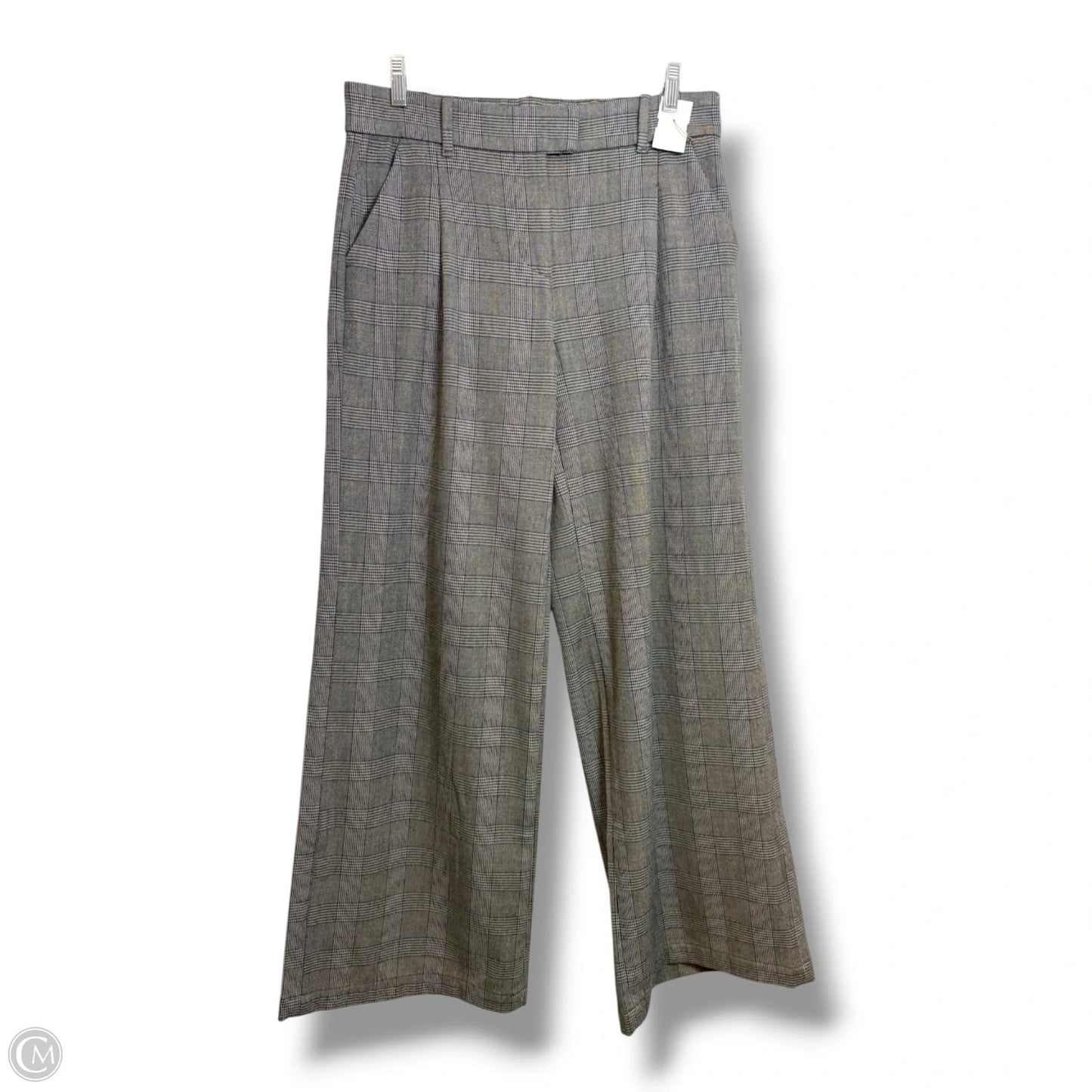 Pants Wide Leg By American Eagle In Plaid Pattern, Size: 4