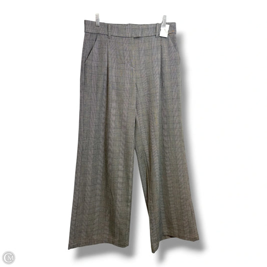 Pants Wide Leg By American Eagle In Plaid Pattern, Size: 4