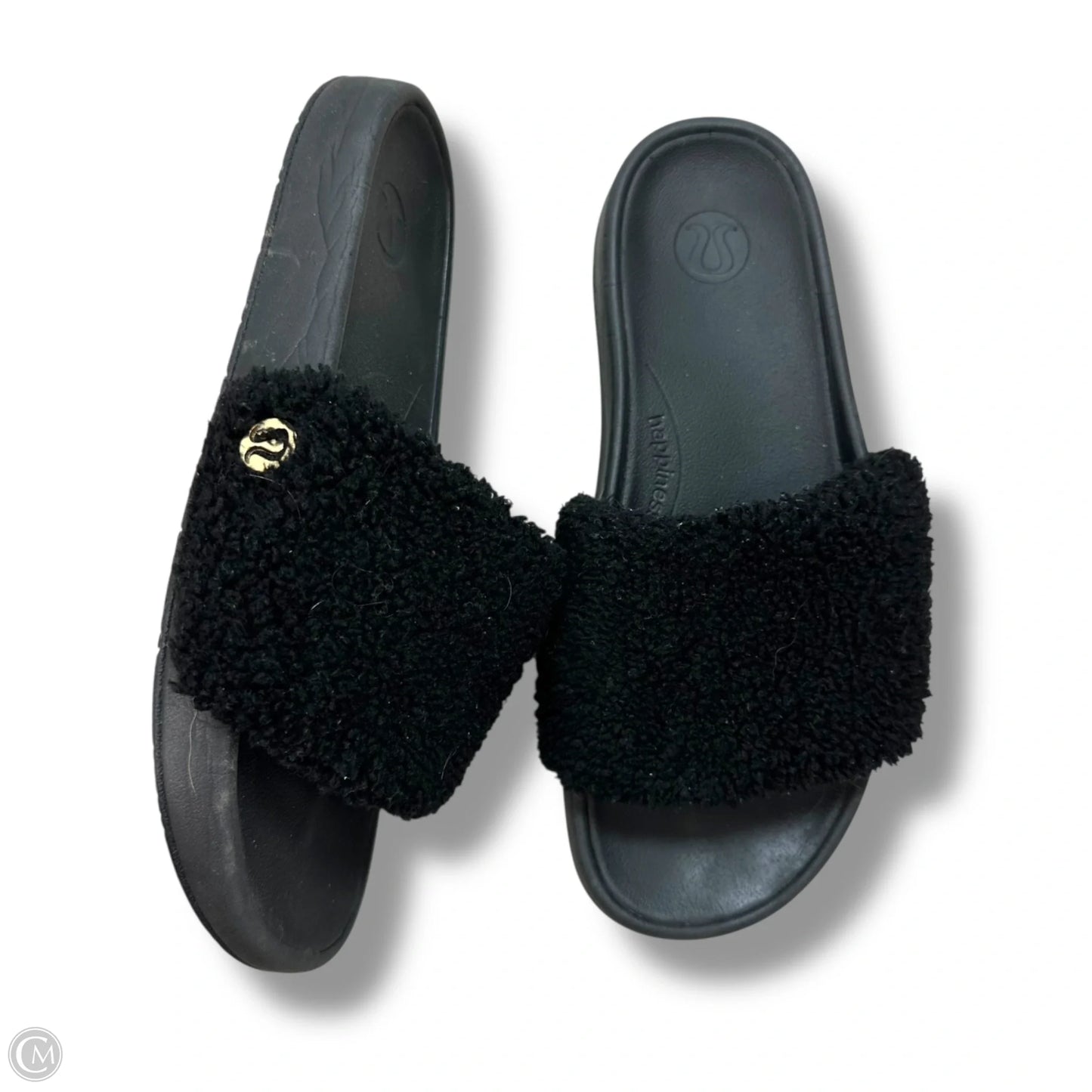 Sandals Flip Flops By Lululemon In Black, Size: 8