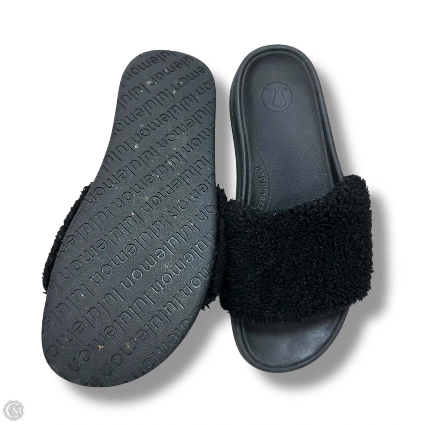 Sandals Flip Flops By Lululemon In Black, Size: 8