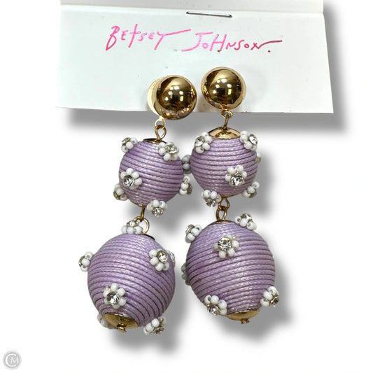 Earrings Dangle/drop By Betsey Johnson
