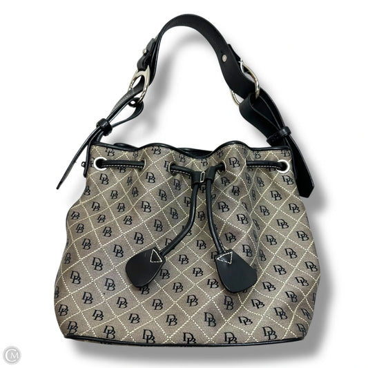 Bucket bag drawstring Handbag Designer By Dooney And Bourke, Size: Medium