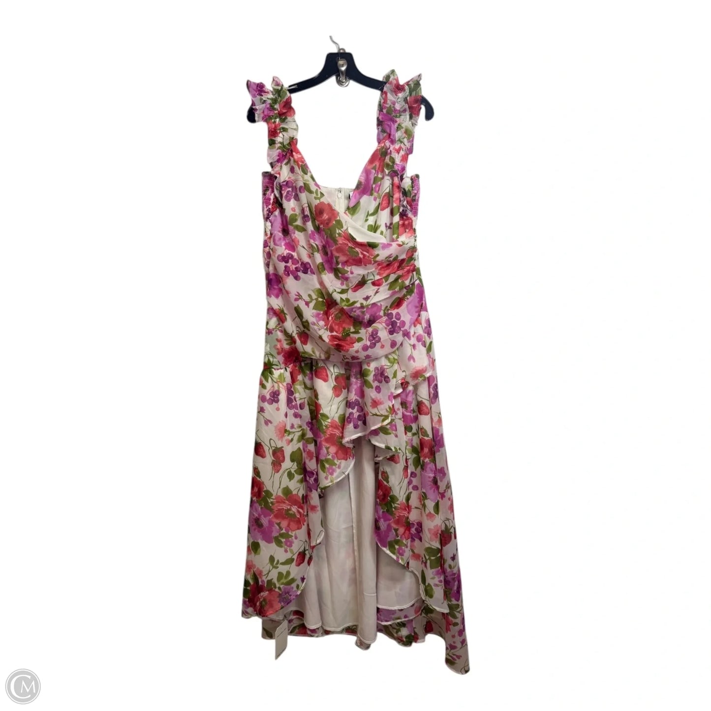 Dress Casual Maxi By Abercrombie And Fitch In Floral Print, Size: Xl