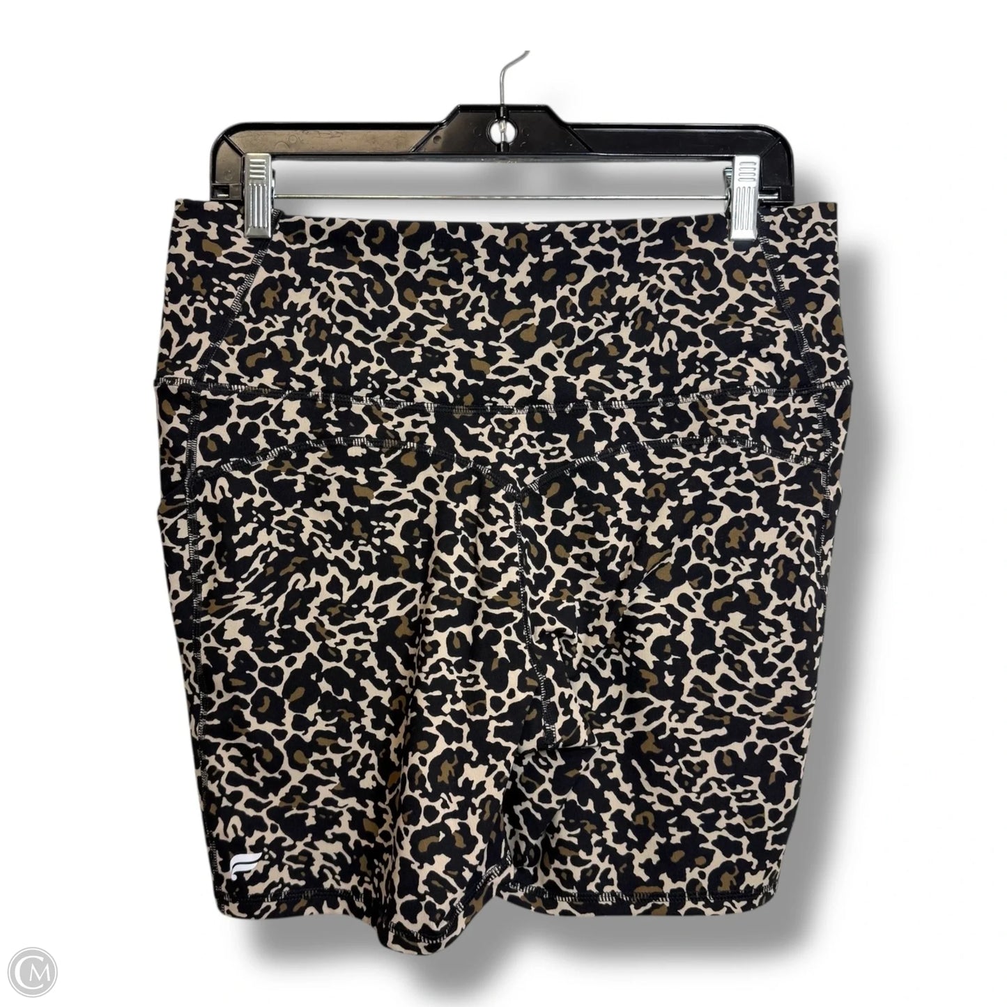 Athletic Shorts By Fabletics In Leopard Print, Size: 1x