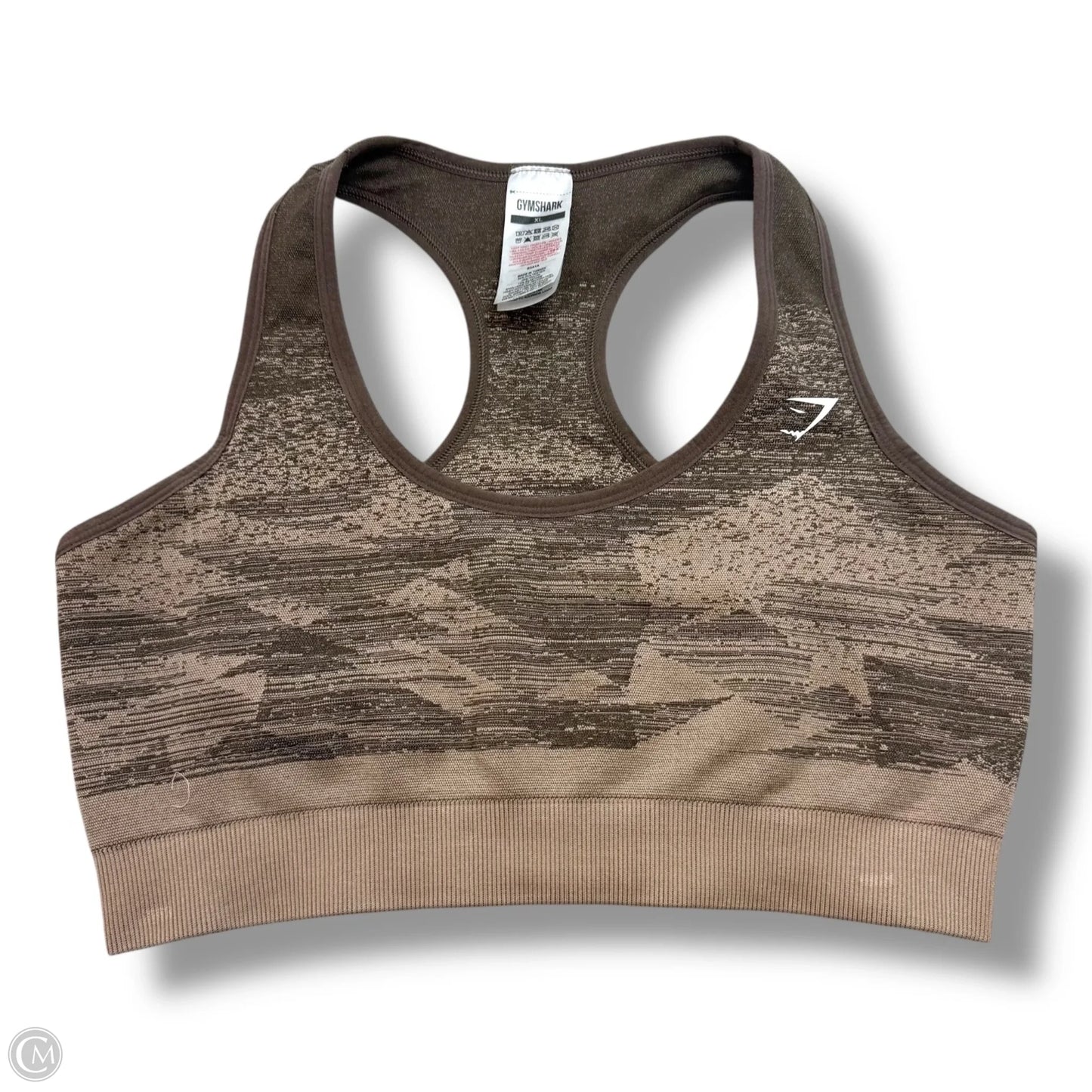 Athletic Bra By Gym Shark In Tan, Size: Xl