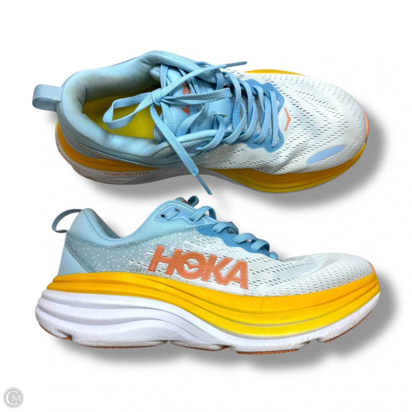 Shoes Sneakers By Hoka In Blue, Size: 9