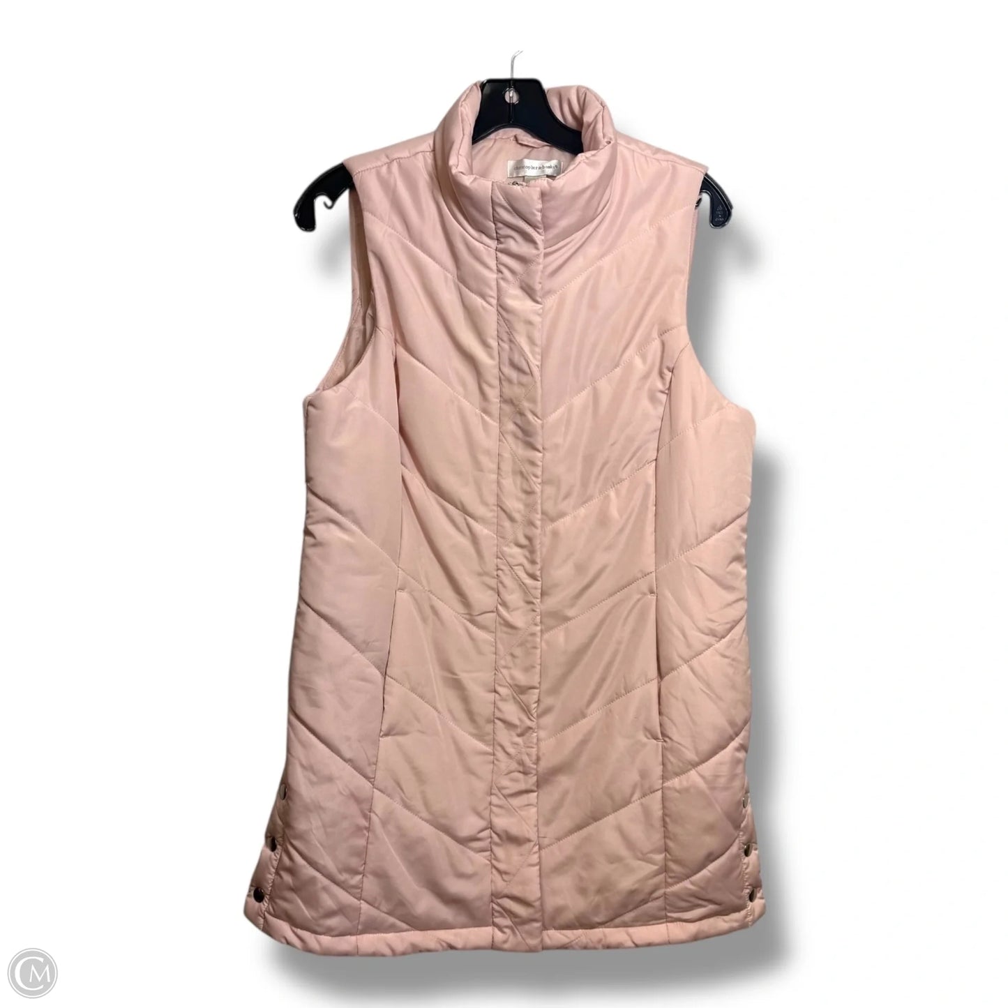 Vest Puffer & Quilted By Christopher And Banks In Pink, Size: M