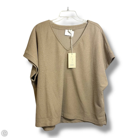 Top Sleeveless Basic By Joie In Tan, Size: Osfm