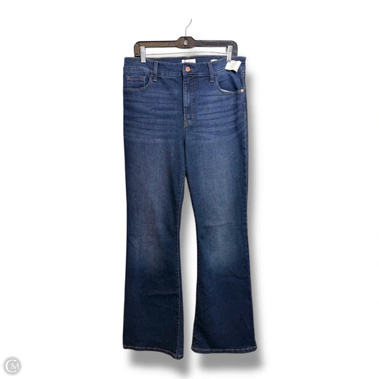 Jeans high rise Flared By Jessica Simpson In Blue Denim, Size: 12