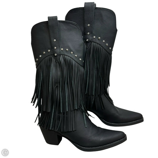 Boots Western By Roper In Black, Size: 7