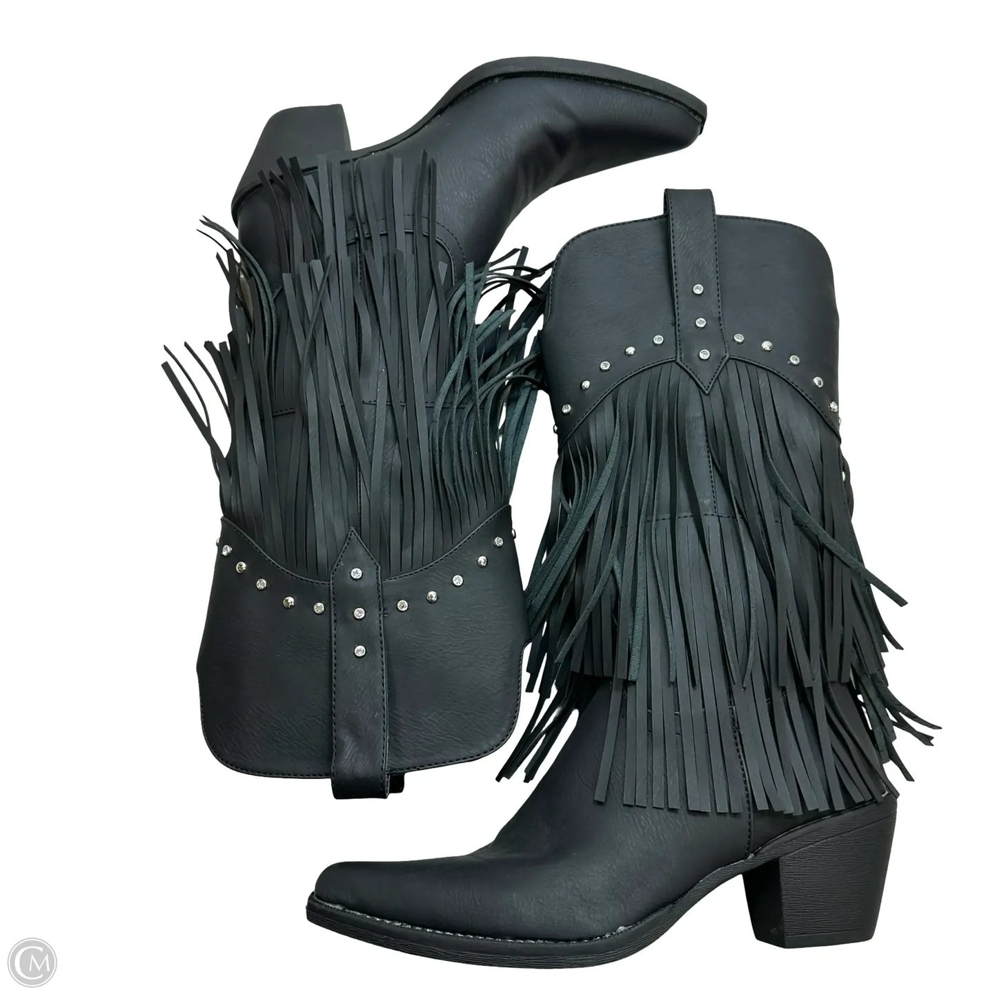 Boots Western By Roper In Black, Size: 7