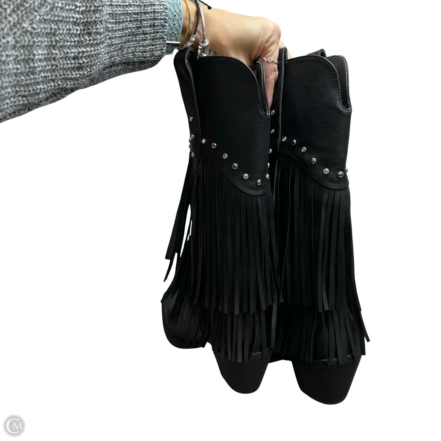 Boots Western By Roper In Black, Size: 7