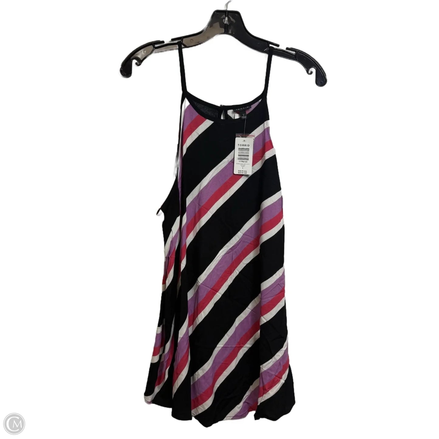 Tank Top By Torrid In Striped Pattern, Size: 1x