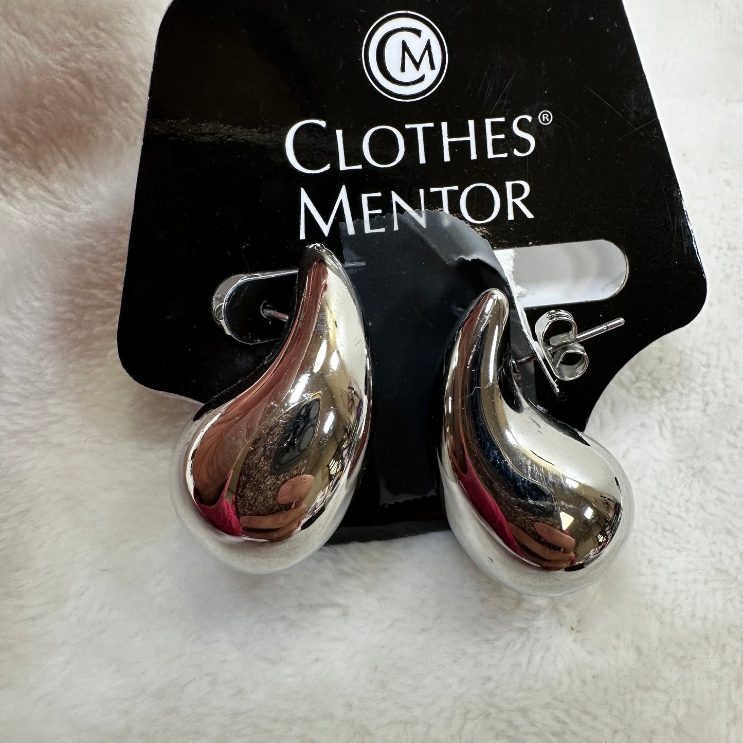 Silver Earrings By Clothes Mentor