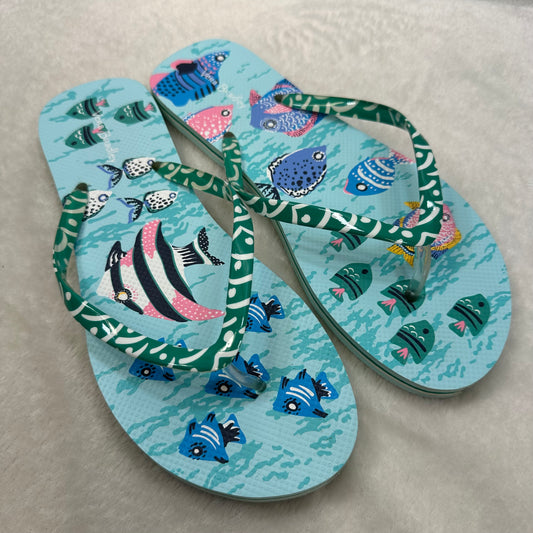 Sandals Flip Flops By Vera Bradley O  Size: 9-10