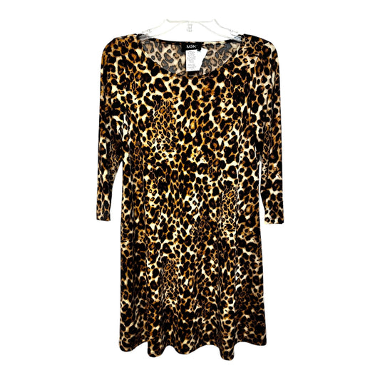 Dress Casual Short By Msk In Leopard Print, Size: S