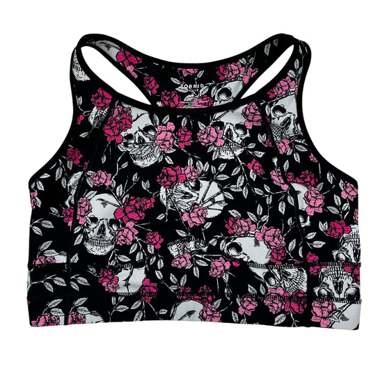 Athletic Bra By Torrid In Black White Pink, Size: 2