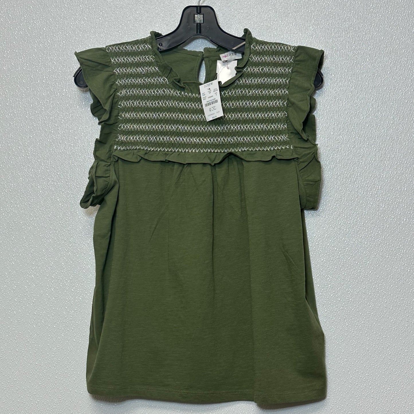 Top Sleeveless By J Crew O In Olive, Size: S