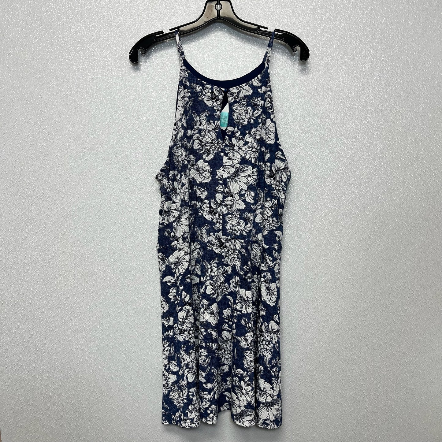 Dress Casual Short By Clothes Mentor In Floral, Size: Xxl