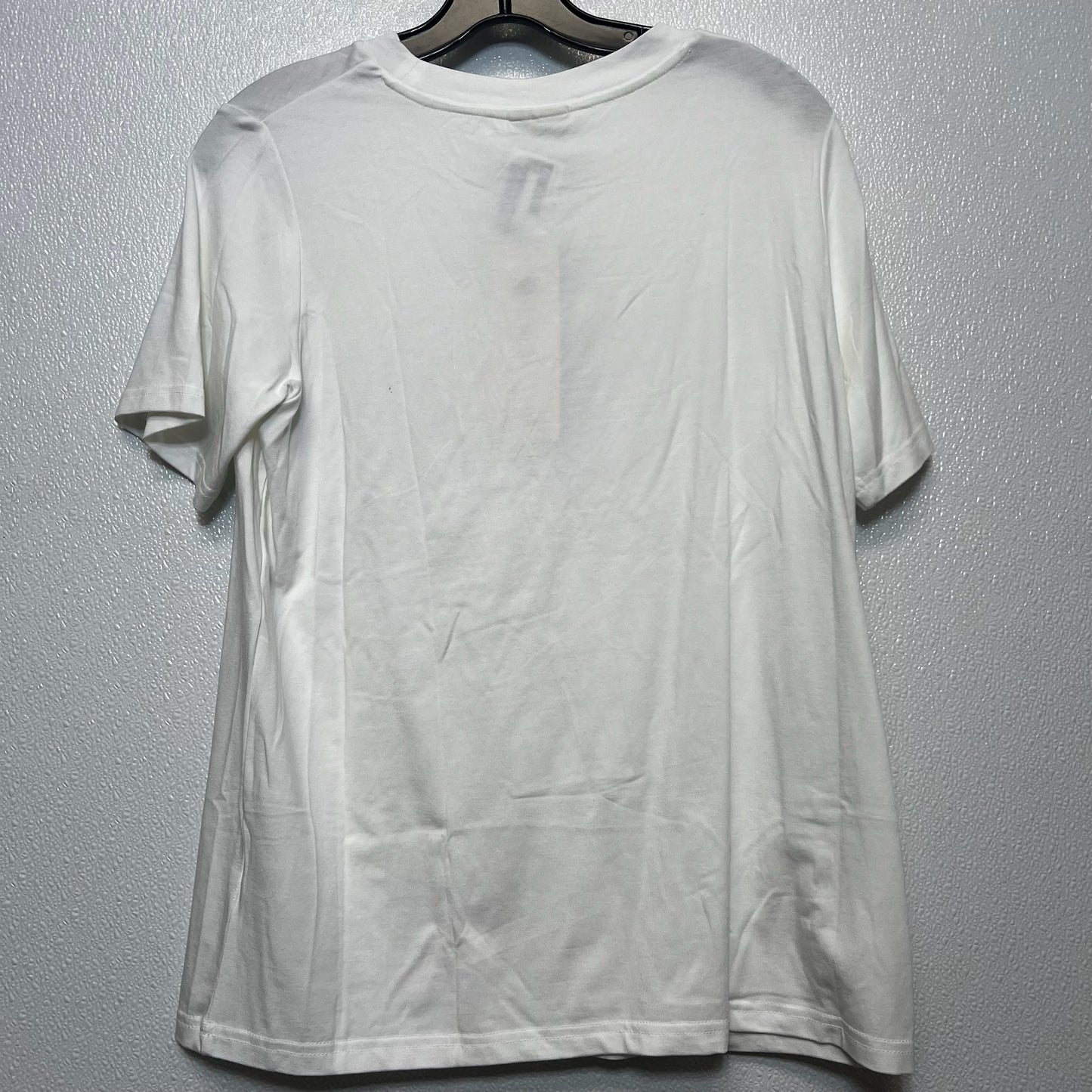 Top Short Sleeve By Clothes Mentor In Ivory, Size: Xs