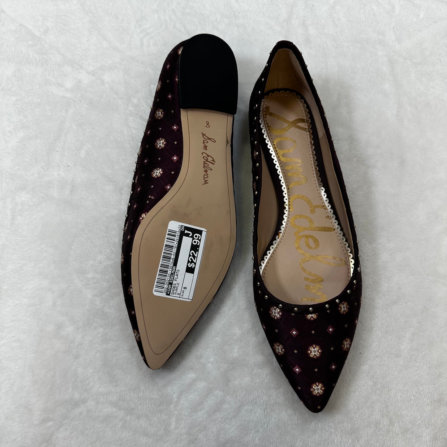 Shoes Flats By Sam Edelman In Purple, Size: 8