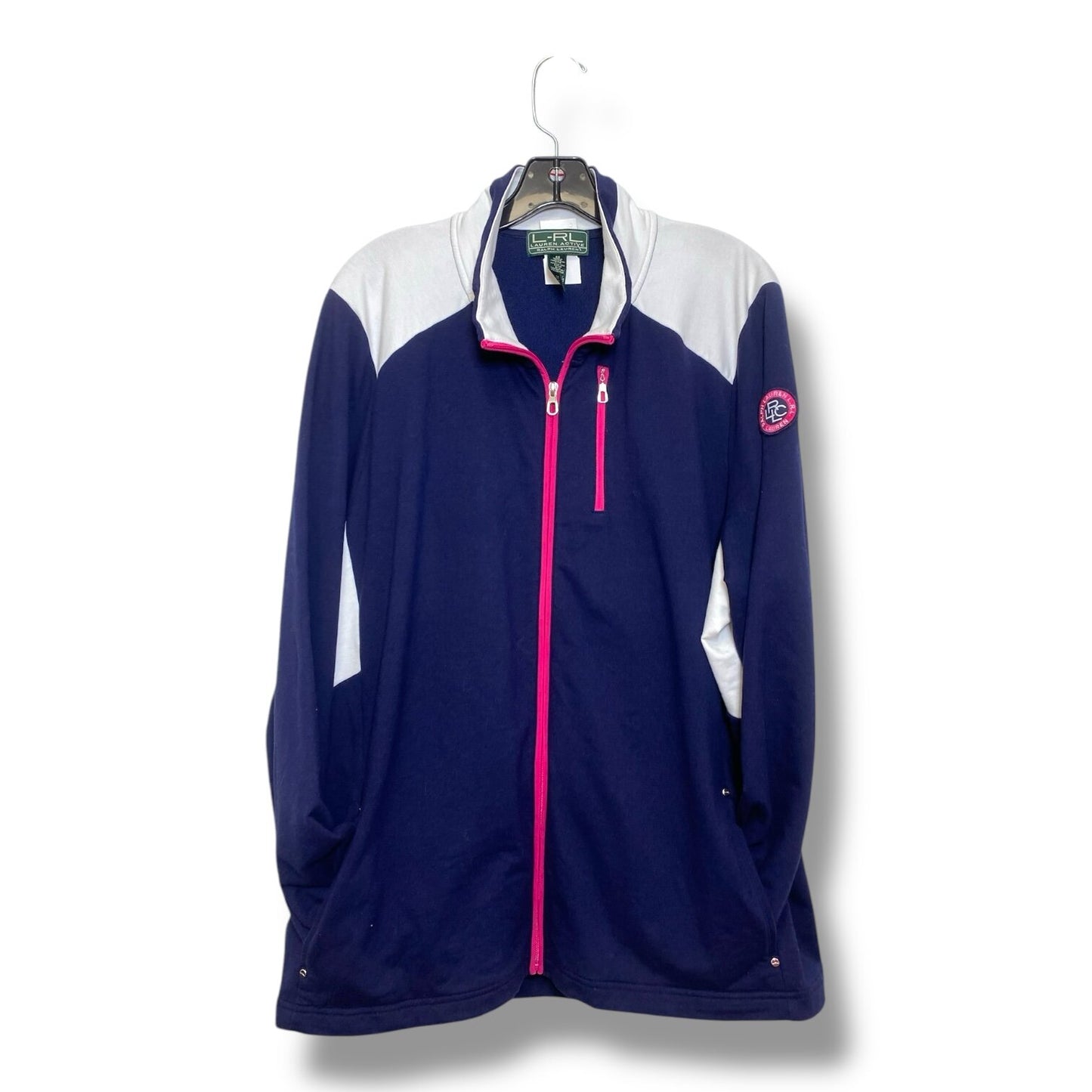 Athletic Top Long Sleeve Collar By Lauren By Ralph Lauren  Size: 3x