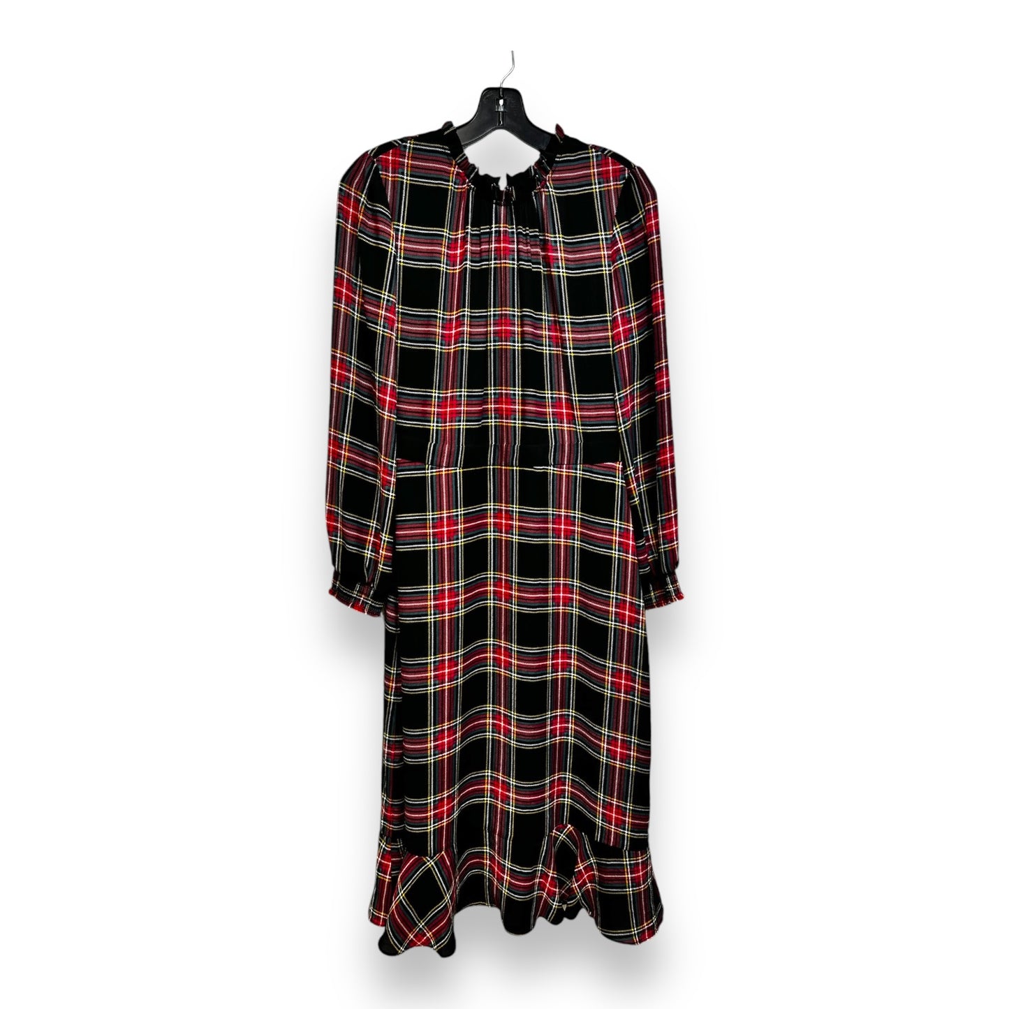 Dress Casual Midi By J. Crew In Plaid Pattern, Size: 6