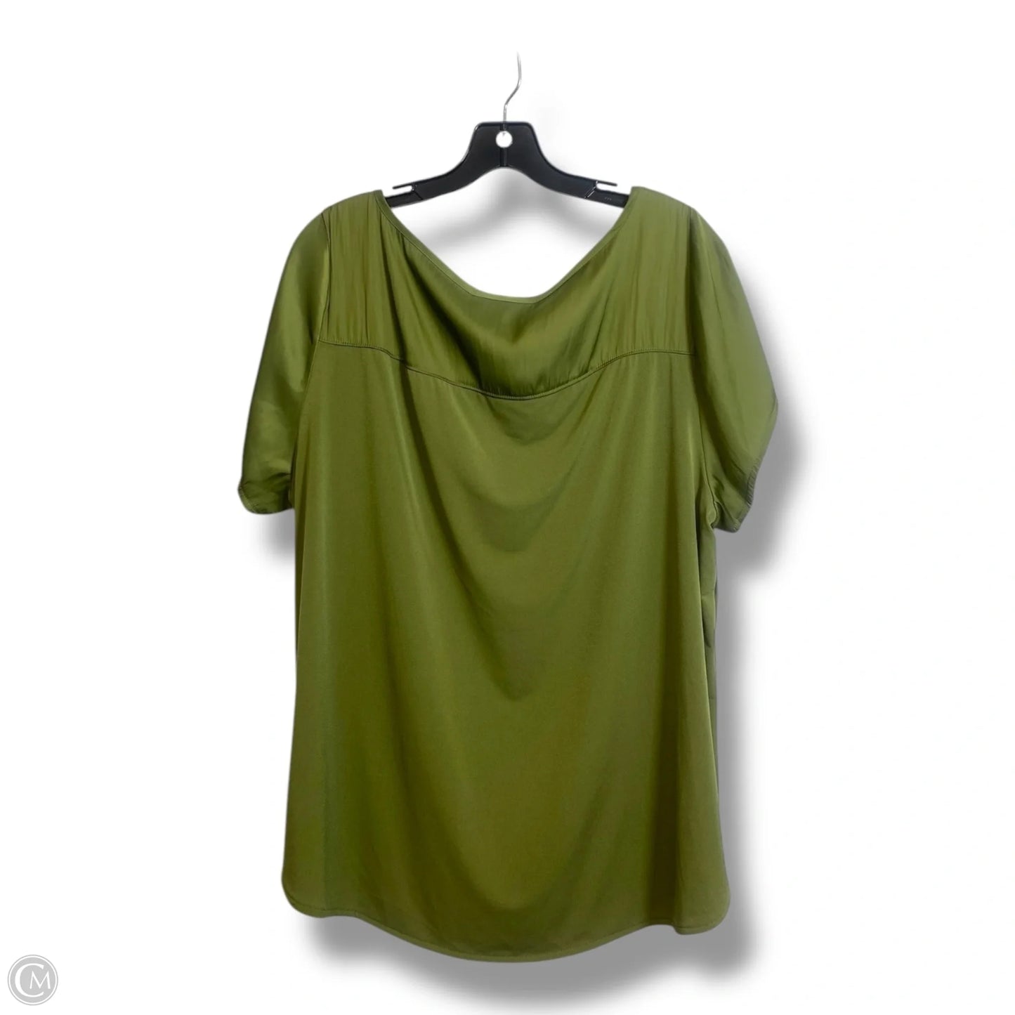 Top Short Sleeve By Lane Bryant In Green, Size: 14