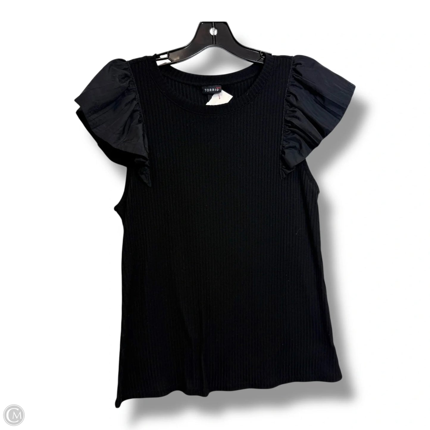 Top Sleeveless Basic By Torrid In Black, Size: 10