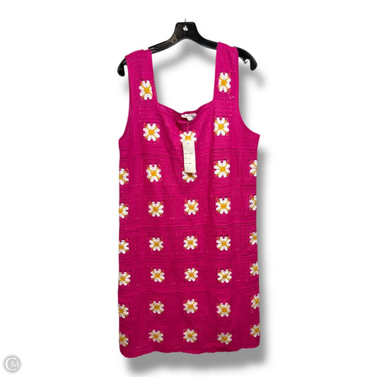 Dress Casual Short By Clothes Mentor In Pink, Size: Xl
