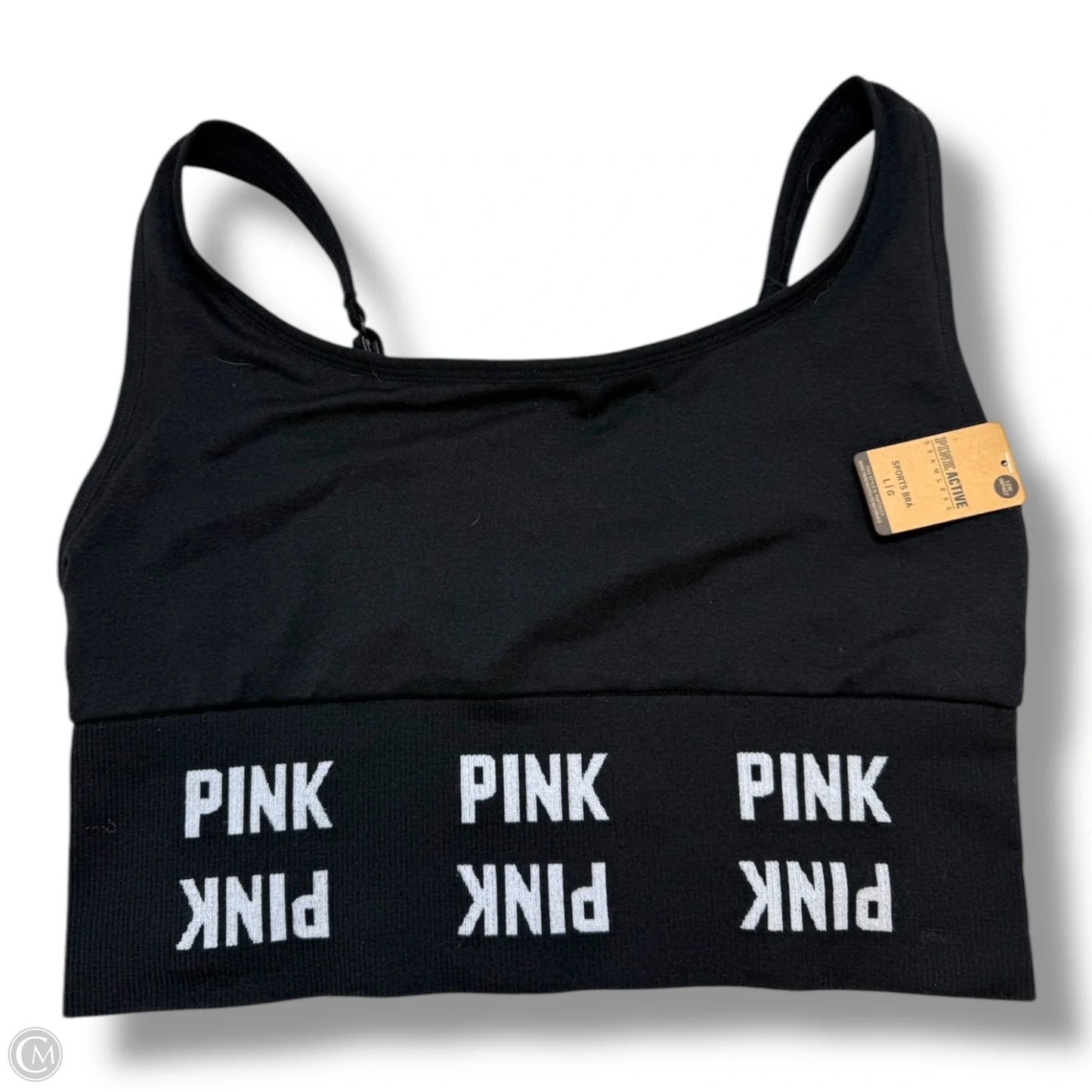 Athletic Bra By Pinc In Black, Size: L