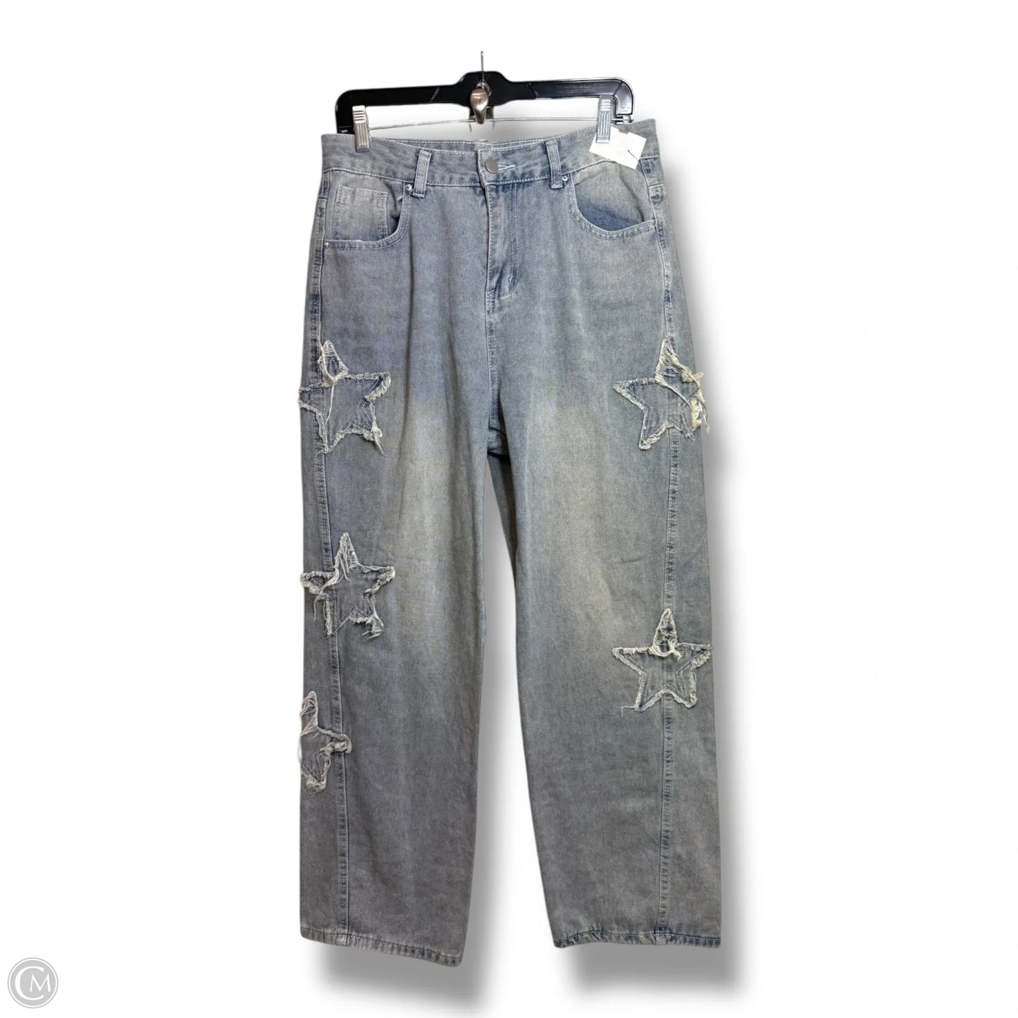 Jeans Boyfriend By Clothes Mentor In Blue Denim, Size: 12