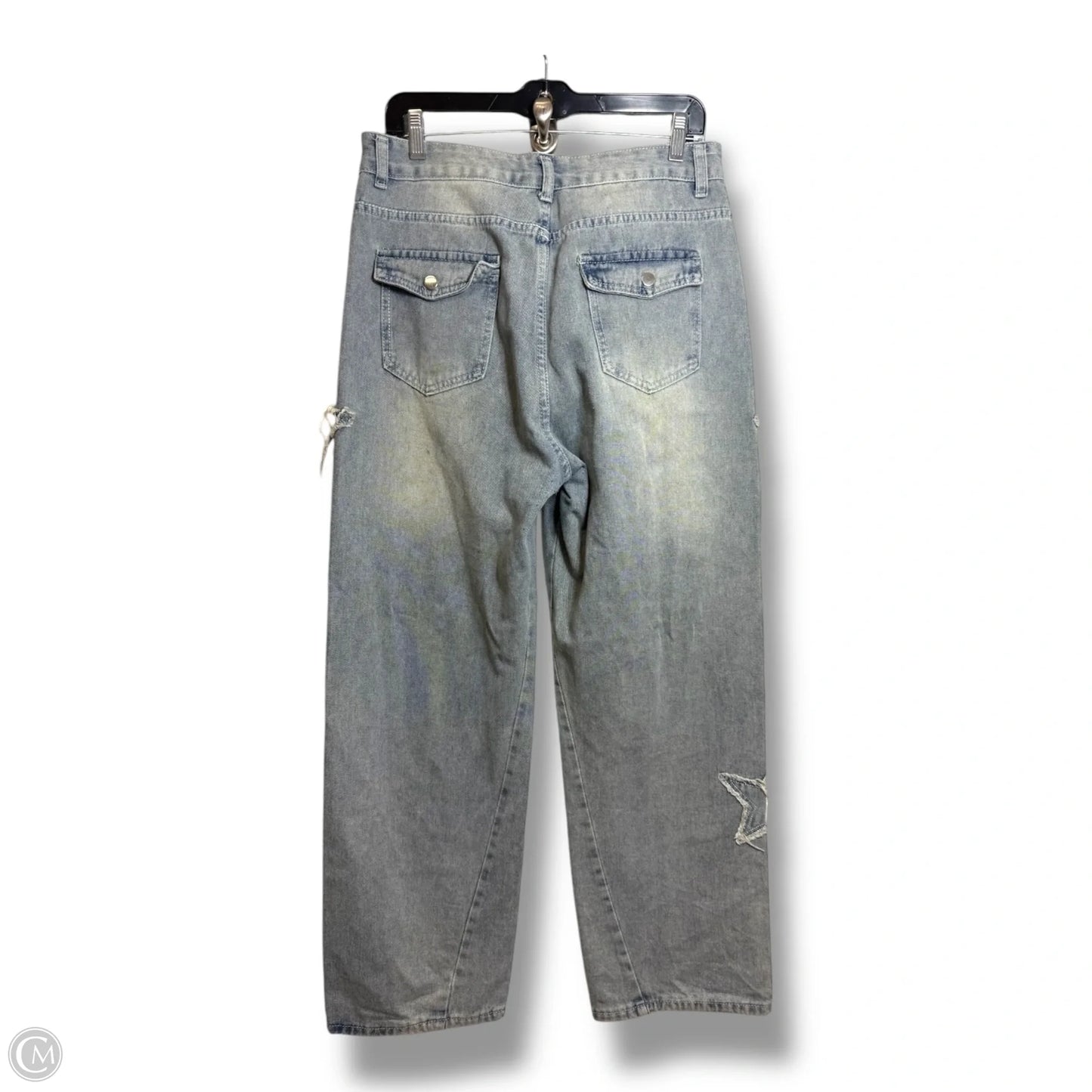 Jeans Boyfriend By Clothes Mentor In Blue Denim, Size: 12