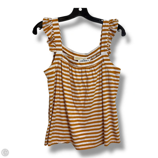 Top Sleeveless Basic By Michael By Michael Kors In Striped Pattern, Size: M