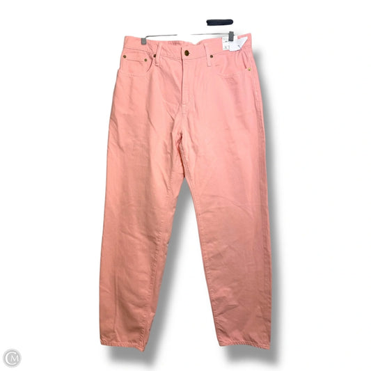 Jeans Straight By J. Crew In Pink, Size: 30