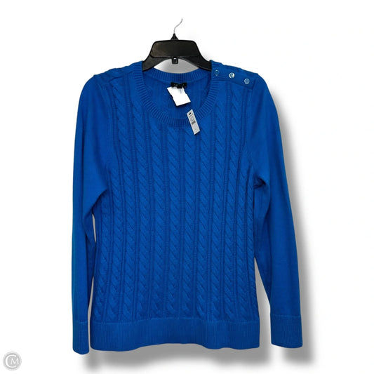 Sweater By Talbots In Blue, Size: L