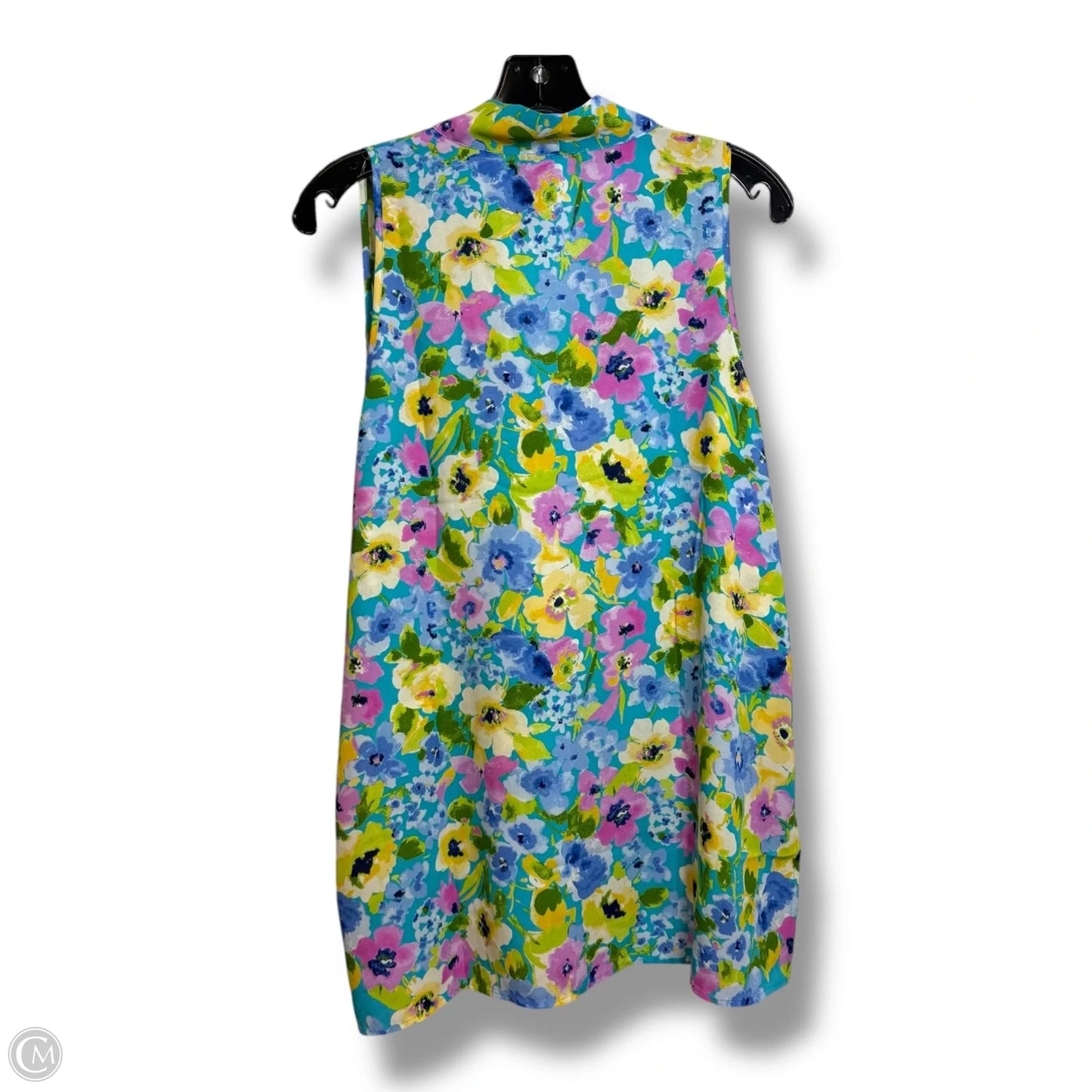 Top Sleeveless By Clothes Mentor In Floral Print, Size: L