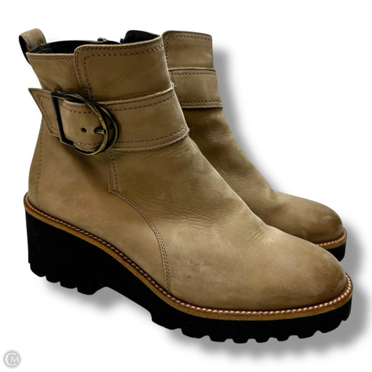 Boots Combat By Paul Green In Tan, Size: 5.5