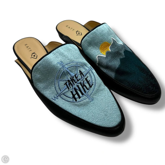 Shoes Flats By Clothes Mentor In Blue, Size: 9.5
