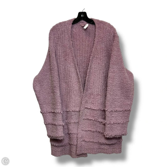 Cardigan By Barefoot Dreams In Purple, Size: 2x
