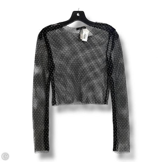 Top Long Sleeve Basic By Love In Black, Size: S