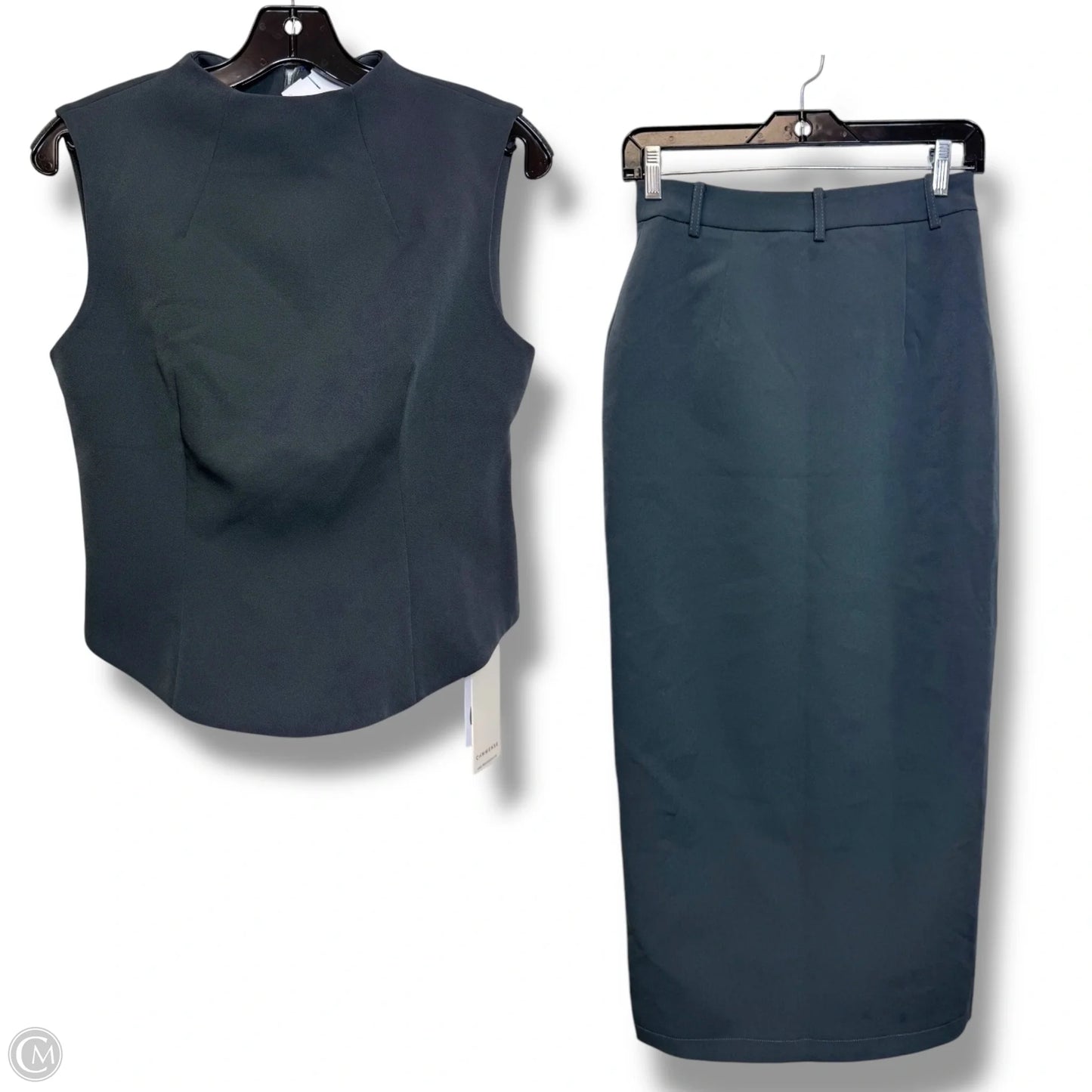 Skirt Set 2pc By Clothes Mentor In Grey, Size: S