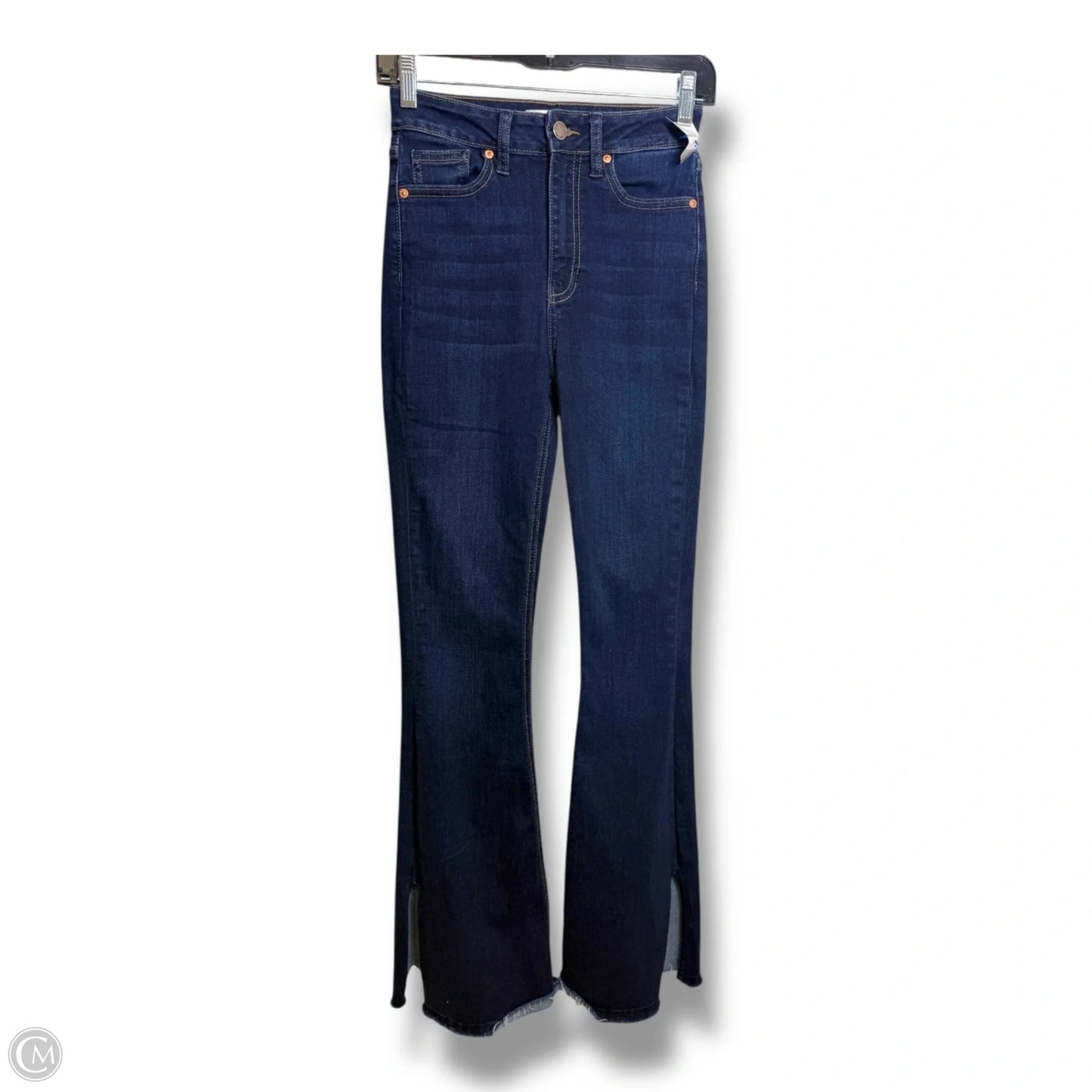 Jeans Flared By Clothes Mentor In Blue Denim, Size: 6