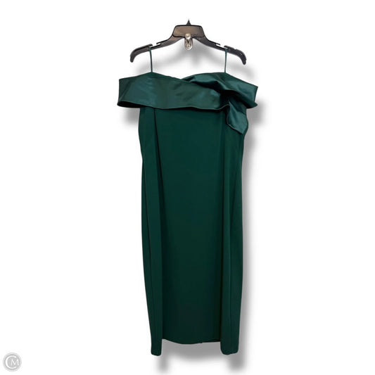 Dress Casual Midi By Lauren By Ralph Lauren In Green, Size: 14