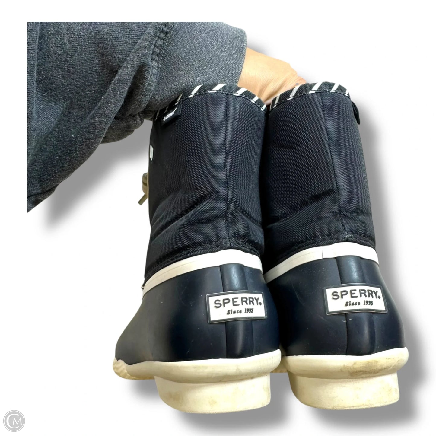 Boots Rain By Sperry In Navy, Size: 9.5