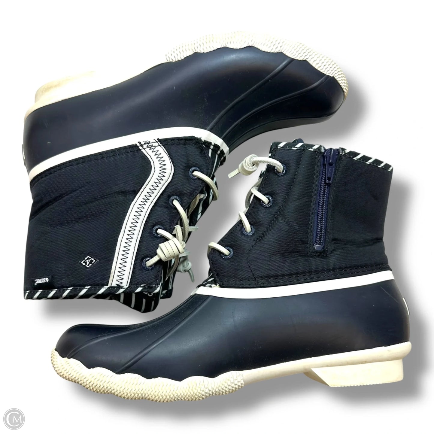 Boots Rain By Sperry In Navy, Size: 9.5